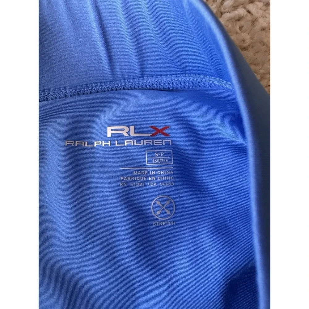 RLX Ralph Lauren Golf Skort Women Small Blue Cactus Print Excellent Activewear